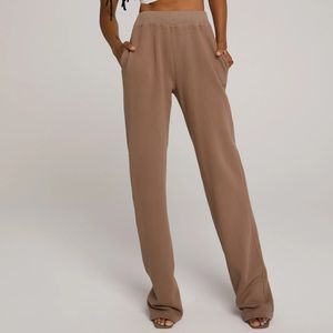 good american wide leg sweat pants